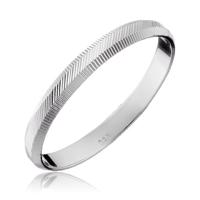 Srebrny pierścionek 925 - pionowe i ukośne nacięcia, 2 mm - Rozmiar : 53